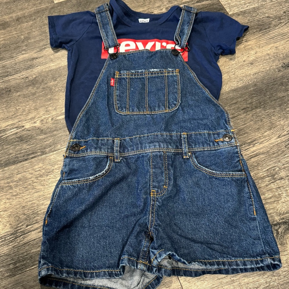 Levi’s overalls set girl size S